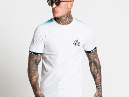 Cerro Tee - White Aqua Fashion