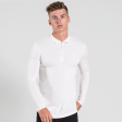 Gatten Long Sleeve Polo Shirt - Off White Online Sale