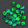 Profound Green 4mm Round Coin opals Sale