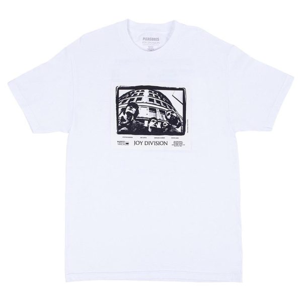 Pleasures x Joy Division Band Short Sleeve Shirt (White) For Discount