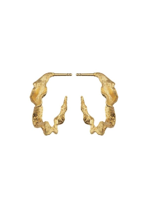 Nino Earrings - Sterling Silver (925) Gold Pla on Sale