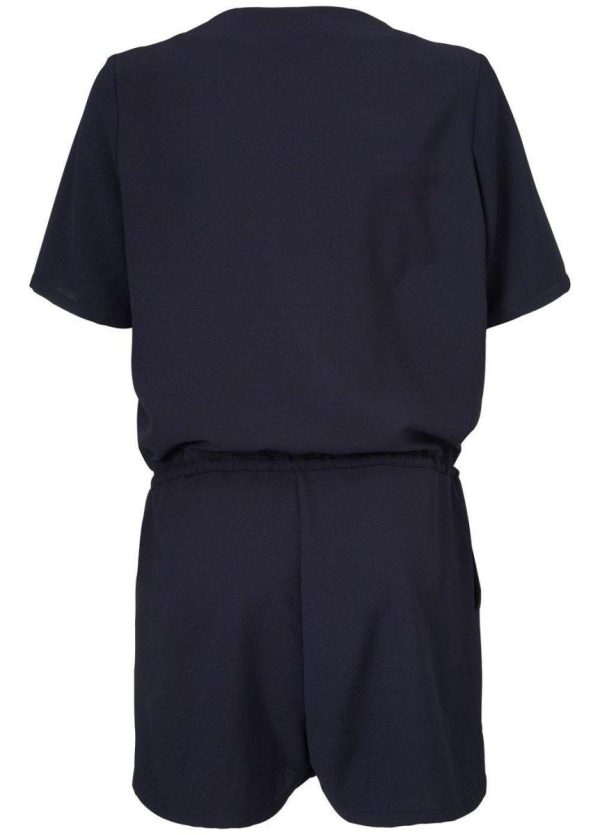 Seth Playsuit - Navy Sky For Cheap