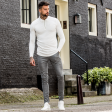 Gatten Long Sleeve Polo Shirt - Off White Online Sale