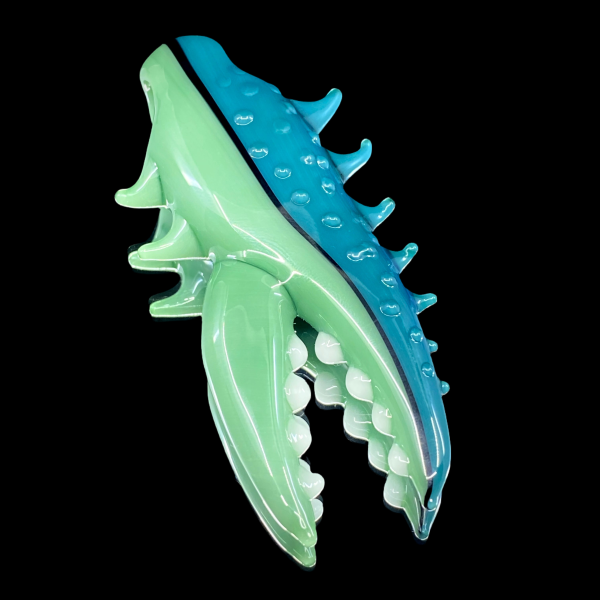 Lindemann Glass Claw Pendant (Green Aqua) Online