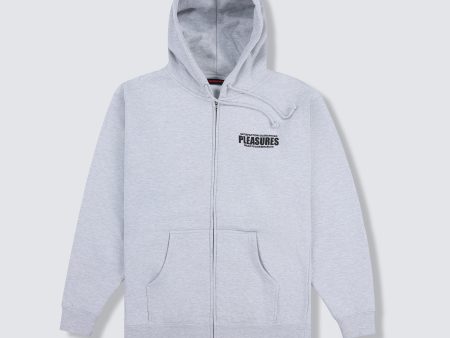 Staff Zip Hoodie (Heather Grey) on Sale