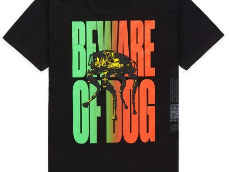 Beware of Dog Short Sleeve Shirt (Black) Online