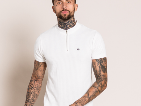 Gerard Polo Shirt - White Cheap