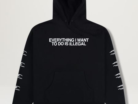 Illegal Hoodie (Black) For Discount