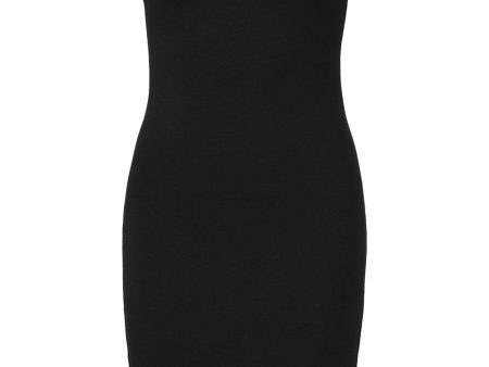 Toy strap dress - Black For Cheap