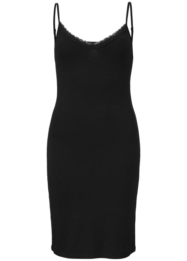 Toy strap dress - Black For Cheap