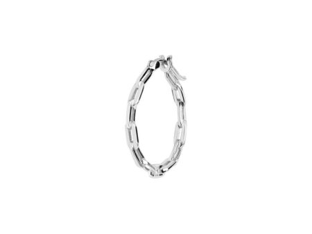 Gemma 18 Hoop - Silver Online Sale