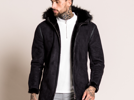 Newgate Aviator Jacket - Black Online