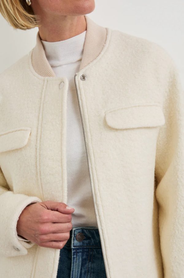 Kinsley Jacket Ivory Discount