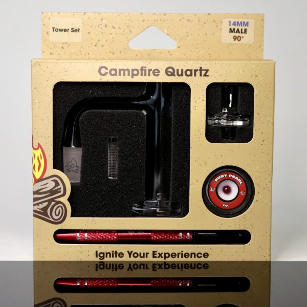 Campfire Quartz Tower Box Set (14mm Male 90 Degree) Cheap