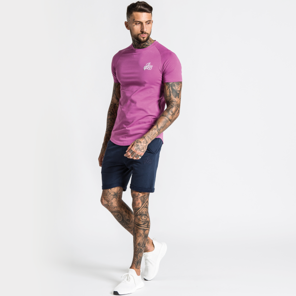 Signature Raglan Tee - Grape on Sale