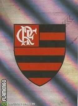 #103 CR Flamengo Logo - CR Flamengo, 2014 Panini Campeonato Brasileiro Adrenalyn XL For Sale