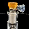 DC Glass Arts Cone Handle 14mm 4-Hole Crushed Opal Slide Online