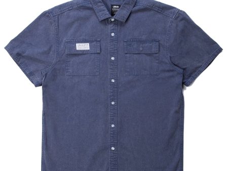 Buy Short Sleeve Button Up (Navy) Online Sale