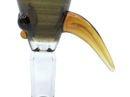 Colored Martini Slide with Handle 14mm (Starry Night Amber Purple) Supply