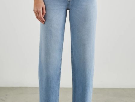 THE TOPANGA CROP HIGH RISE CROP STRAIGHT For Sale